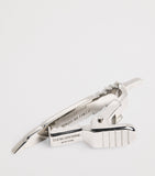 Thom Browne feather tie bar in sterling silver, imported from the UK