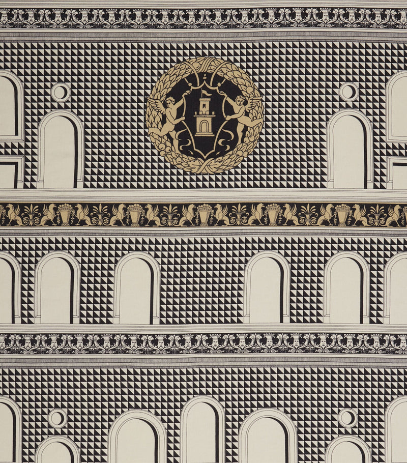 Fornasetti Plaid Facciata Throw 140cm x 200cm - British product