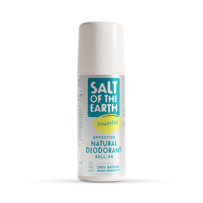 Holland & Barrett Salt of the Earth Unscented Natural Deodorant Roll-on 75ml- Buy online at McGrocer