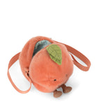 Jellycat Amuseables Peach soft toy shoulder bag, UK version