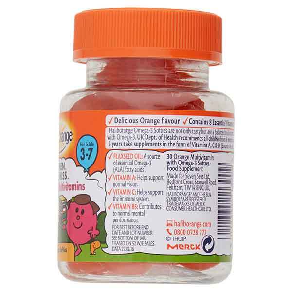 DNR Haliborange Mr Men Little Miss Omega-3 Multivitamin 30s