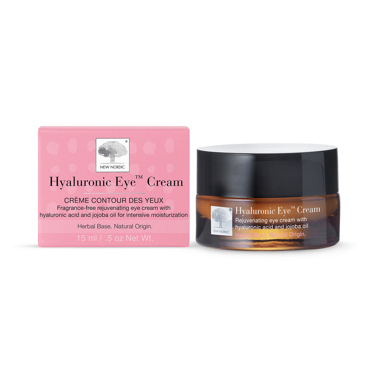 Hyaluron eye cream with hyaluronic acid and jojoba oil (British brand)