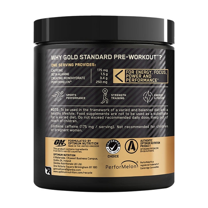 Optimum Nutrition Gold Standard Pre Workout Kiwi 330g