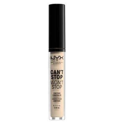 NYX Professional Makeup Can't Stop Won't Stop Contour Concealer Vegetarian & Vegan Boots   