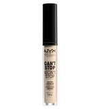 NYX Professional Makeup Can't Stop Won't Stop Contour Concealer Vegetarian & Vegan Boots Fair  