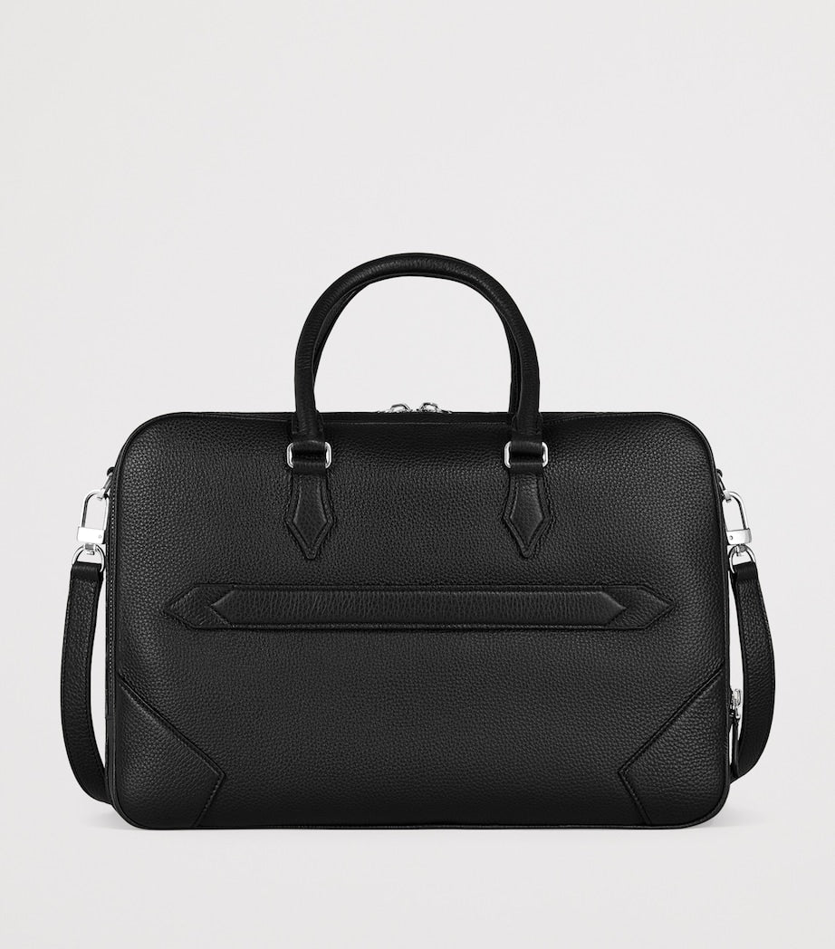 Montblanc large grained leather document case, imported from the UK