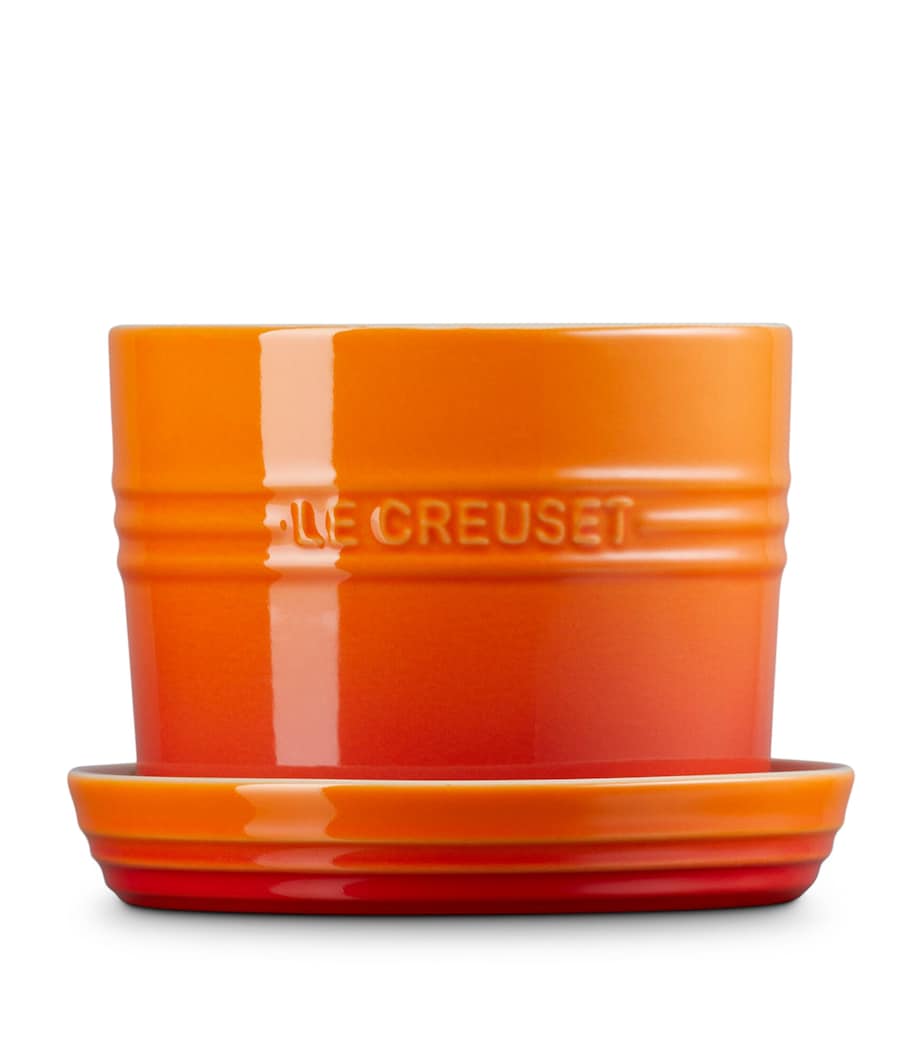 Le Creuset stoneware herb planter 15cm, UK version