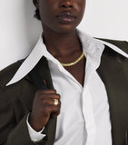 Suzanne Kalan golden tennis necklace 18kt yellow gold, imported from the UK