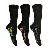 Simply Womens Floral Diabetic Socks (Pack Of 3) (UK 4-8) GOODS Superdrug   