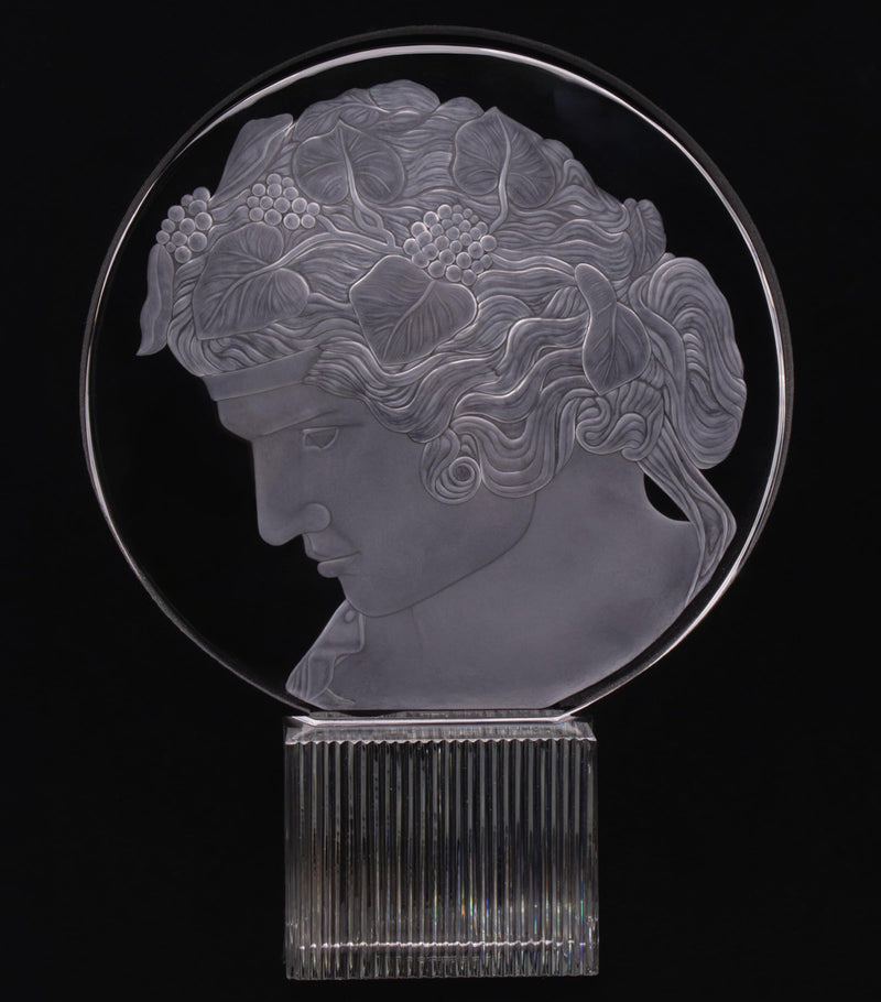 Wedgwood crystal Bacchus statue 39cm (British brand)