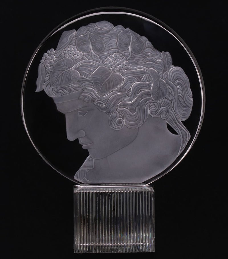 Wedgwood crystal Bacchus statue 39cm (British brand)