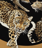 Dolce&Gabbana Casa silk-wool leopard throw 140cm x 180cm - British product