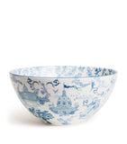 Harrods fine bone china Toile pattern bowl 25.5cm, UK version
