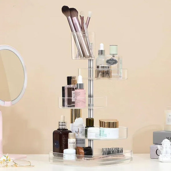 Livingandhome 5-tier rotating makeup organizer, imported from the UK