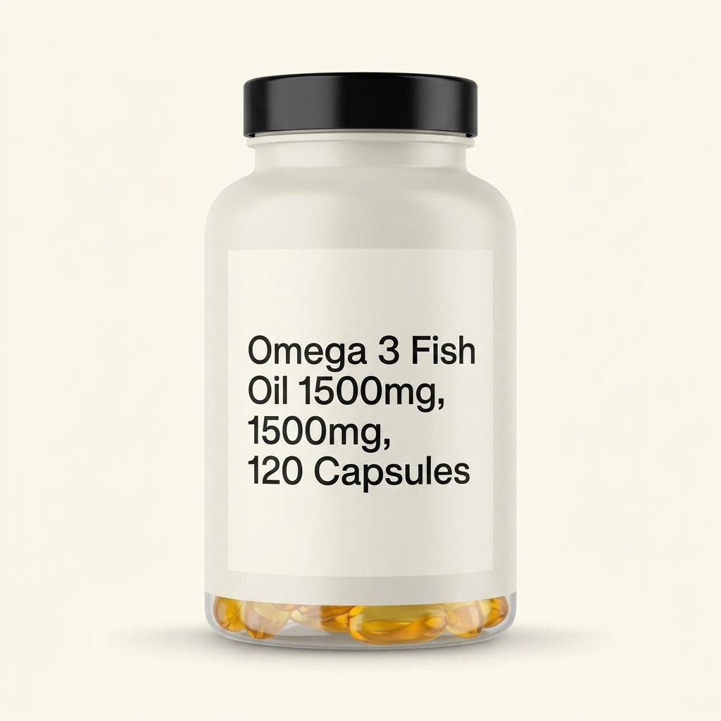 Holland & Barrett Omega 3 Fish Oil 1500mg 120 Capsules, imported from the UK