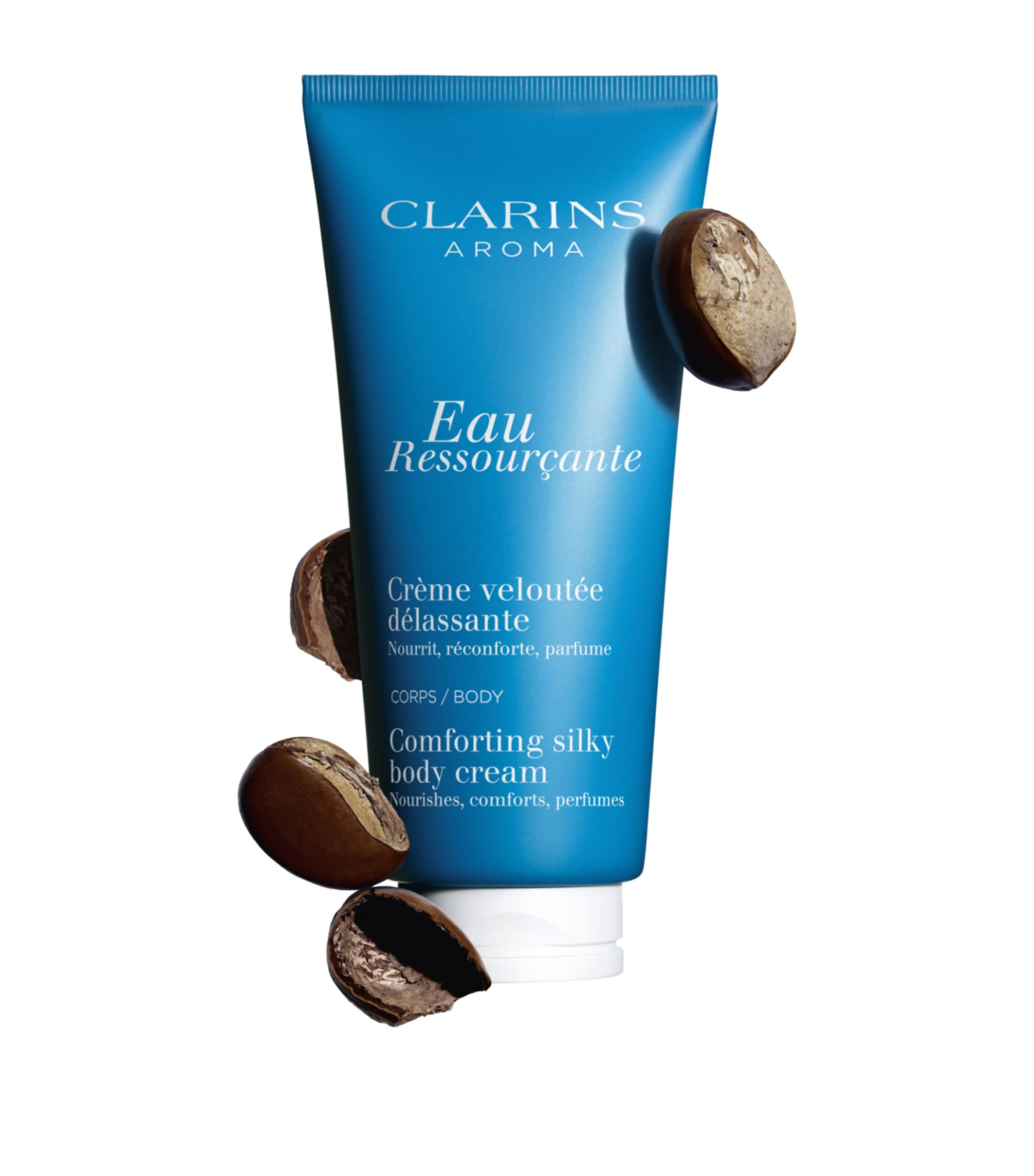 Clarins Eau Ressourçante Comforting Silky Body Cream 200ml - British product