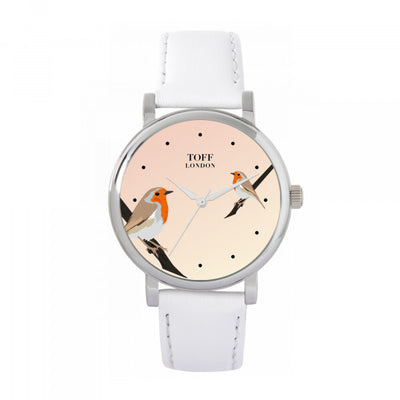 Superdrug Toff London Beige Ladies Robins Bird Watch- Buy online at McGrocer