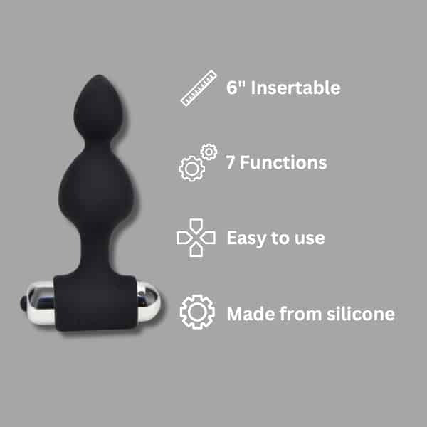 Loving Joy vibrating anal beads 10 functions - British product