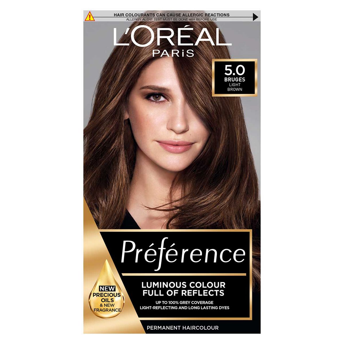 L'Oreal Preference Infinia 5 Palma Natural Light Brown Hair Dye GOODS Boots   