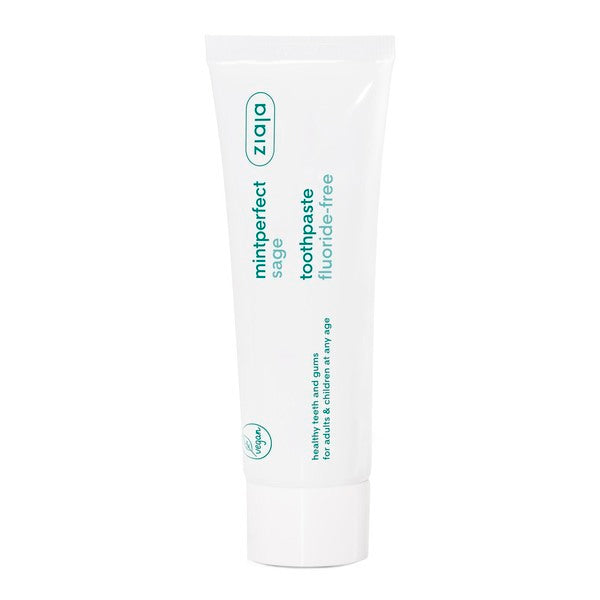 Ziaja Mintperfect Sage Fluoride-Free toothpaste 75ml, imported from the UK