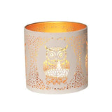 Aroma owl tealight holder wax melt burner white, UK version