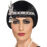 Smiffys flapper headband silver - British product
