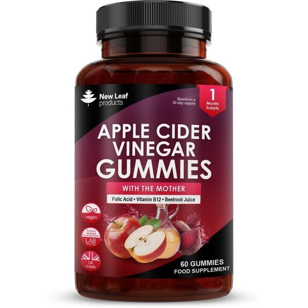 New Leaf Apple Cider Vinegar Gummies + Mother Folic Acid B12 GOODS Superdrug   