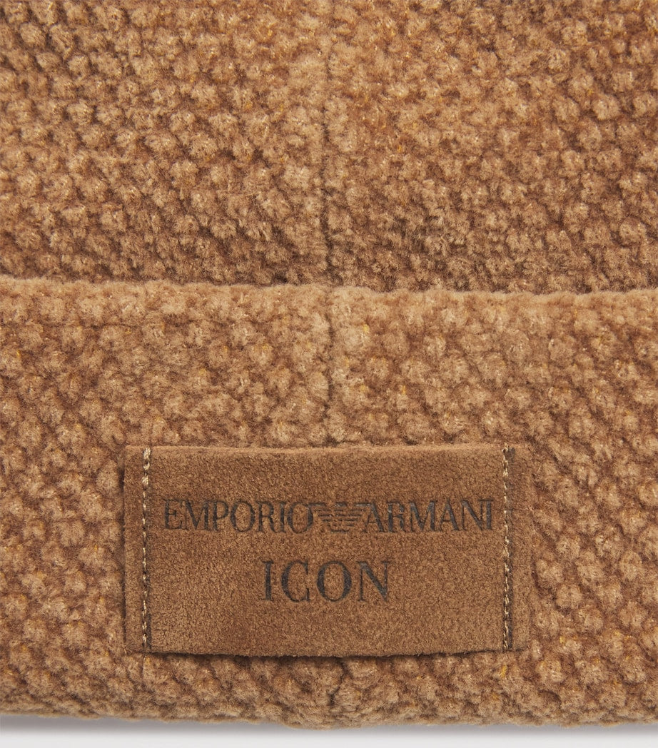 Emporio Armani Icon beanie, imported from the UK