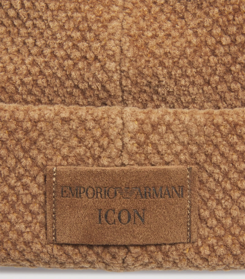 Emporio Armani Icon beanie, imported from the UK