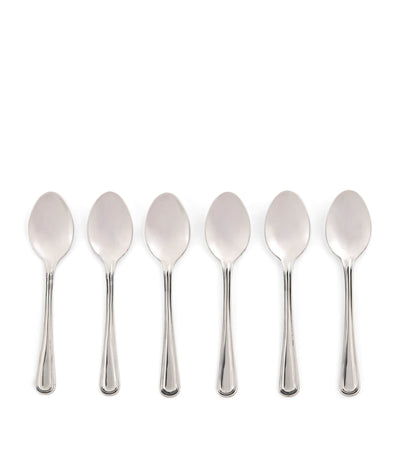 Harrods Set of 6 Stainless Steel Teaspoons