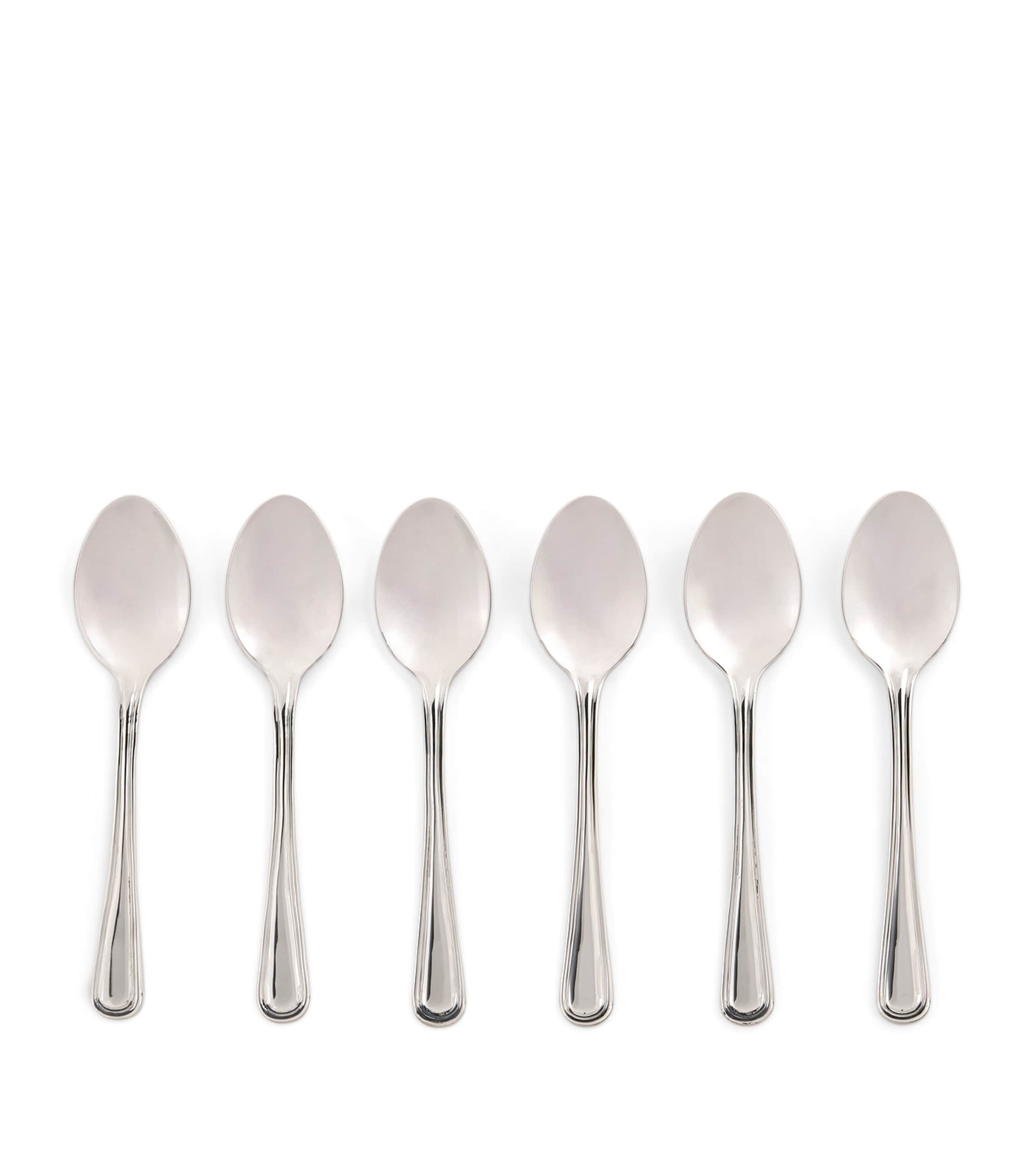 Harrods set of 6 stainless steel teaspoons, UK version