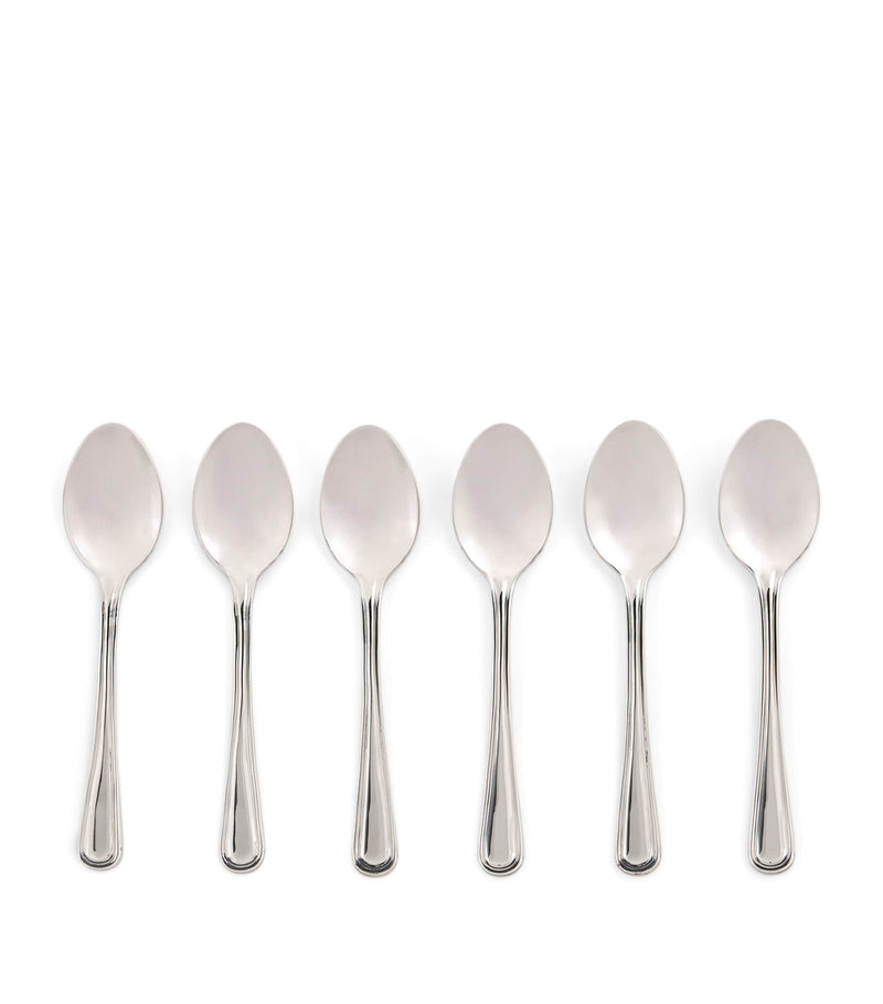 Harrods set of 6 stainless steel teaspoons, UK version