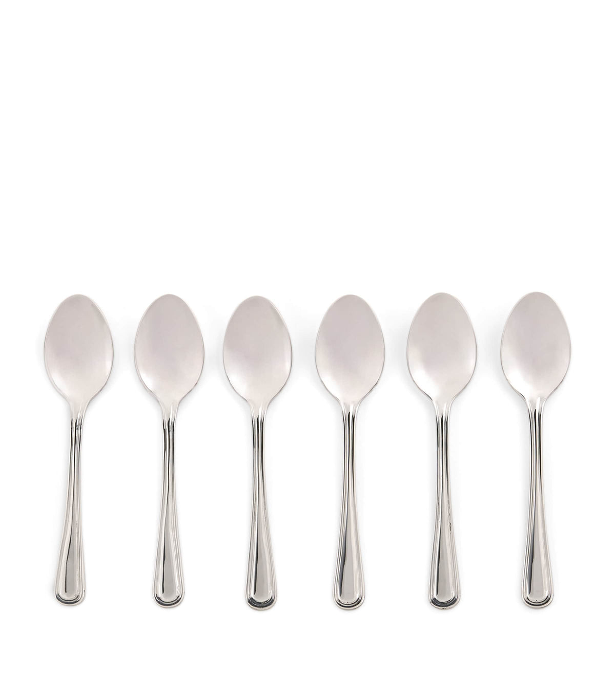 Harrods set of 6 stainless steel teaspoons, UK version