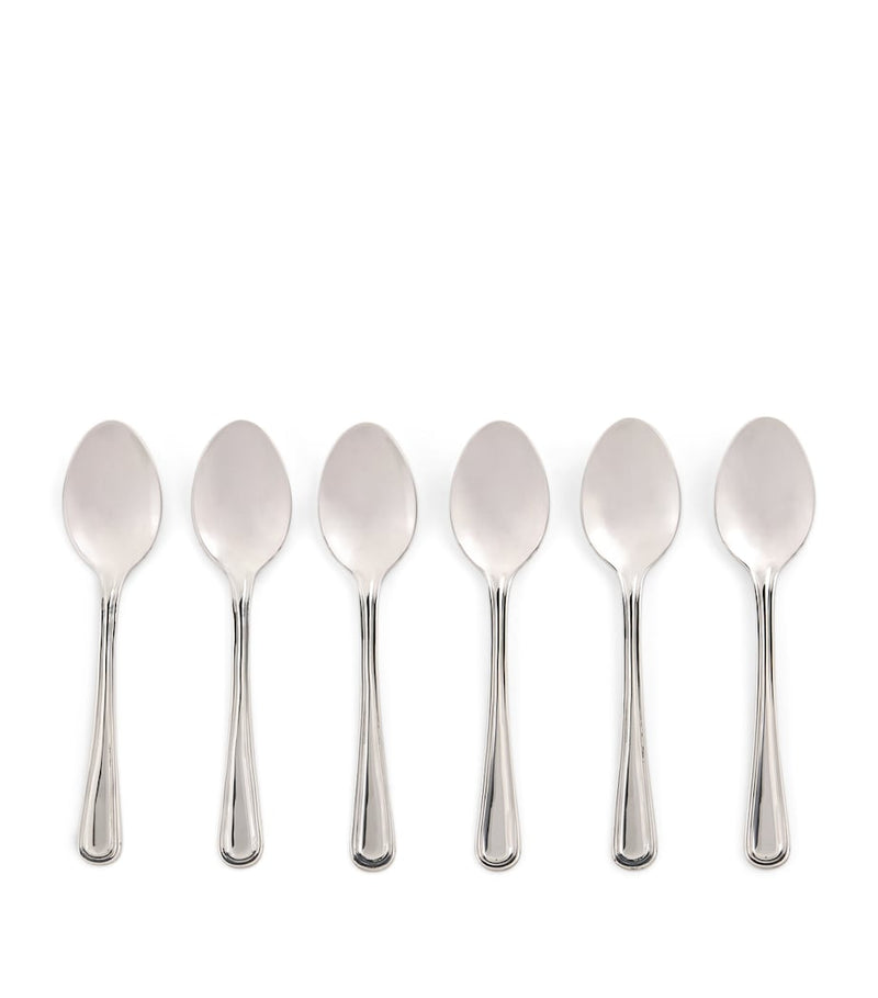 Harrods set of 6 stainless steel teaspoons, UK version