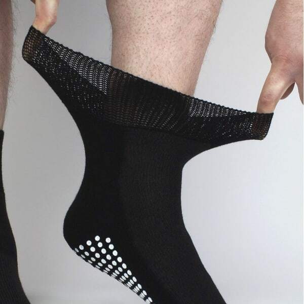 Dr.Socks 4 pack short bamboo diabetic slipper socks (British brand)