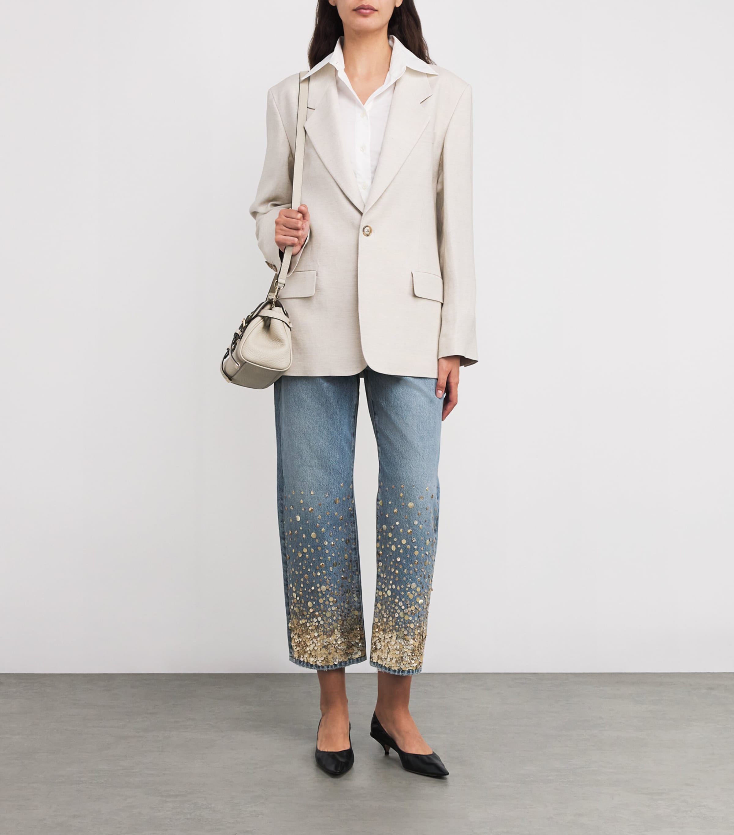FRAME The Champagne Jeans mezclilla premium - Producto británico