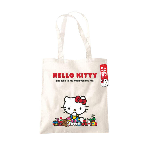 Hello Kitty Say Hello printed tote bag (British brand)