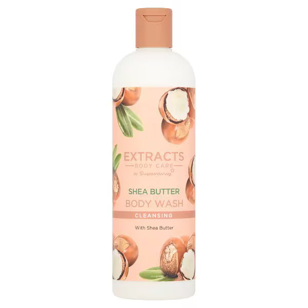 Superdrug Extracts Shea Body Wash 500ml (British brand)
