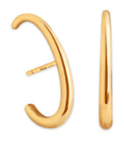 Astrid & Miyu gold-plated silver orbit dome stud earrings, UK version