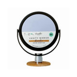 Danielle Creations black bamboo vanity table mirror, UK version