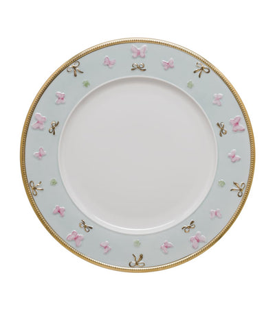 VILLARI Assiette de dîner en porcelaine Blooming Butterfly 32 cm
