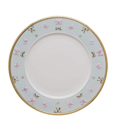 VILLARI Assiette de dîner en porcelaine Blooming Butterfly 32 cm