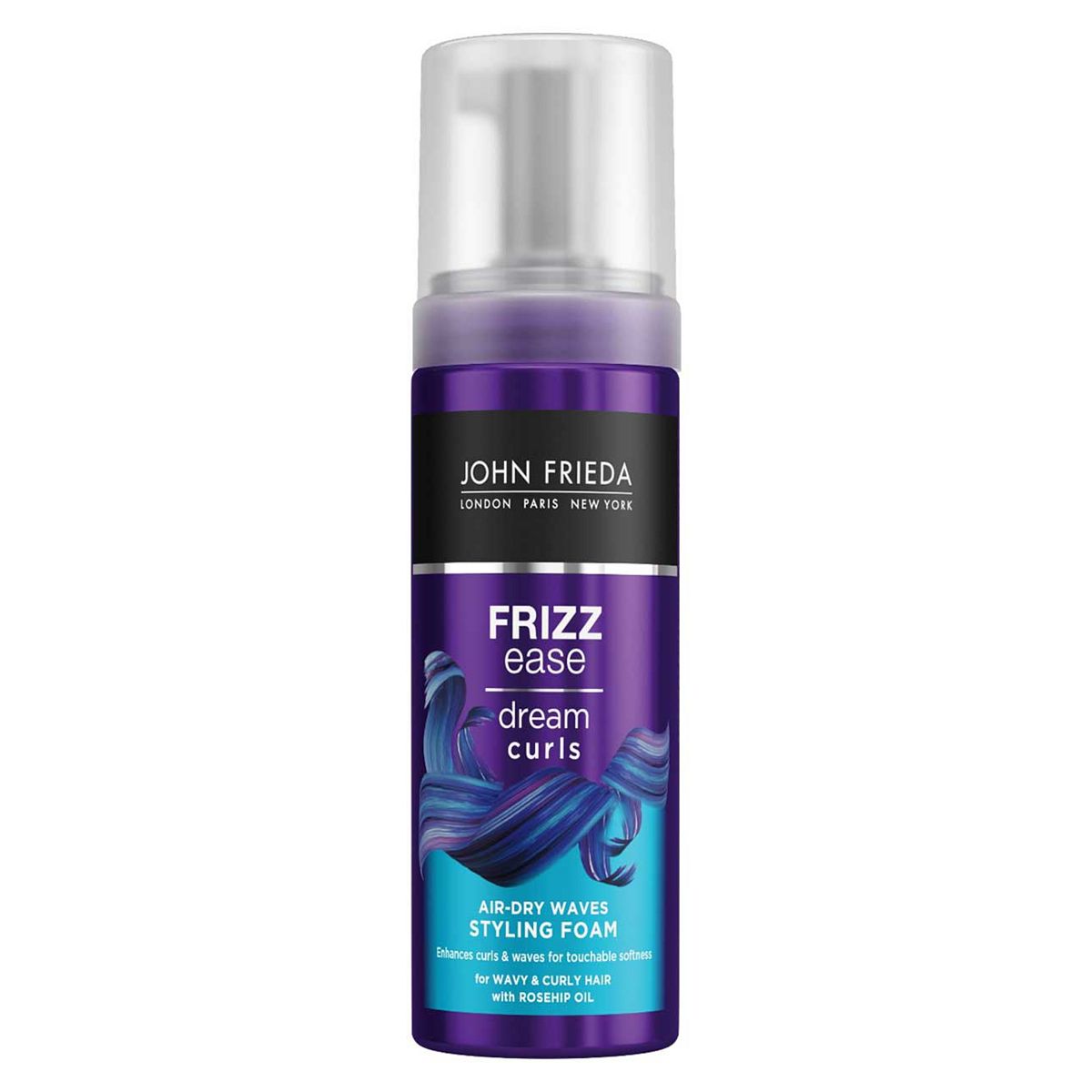 John Frieda Frizz Ease Dream Curls Air Dry Waves Styling Foam 150ml for Naturally Wavy Hair GOODS Boots   