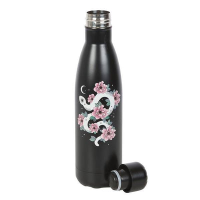 Etwas Anderes Blumen-Schlangen-Wasserflasche aus Stahl