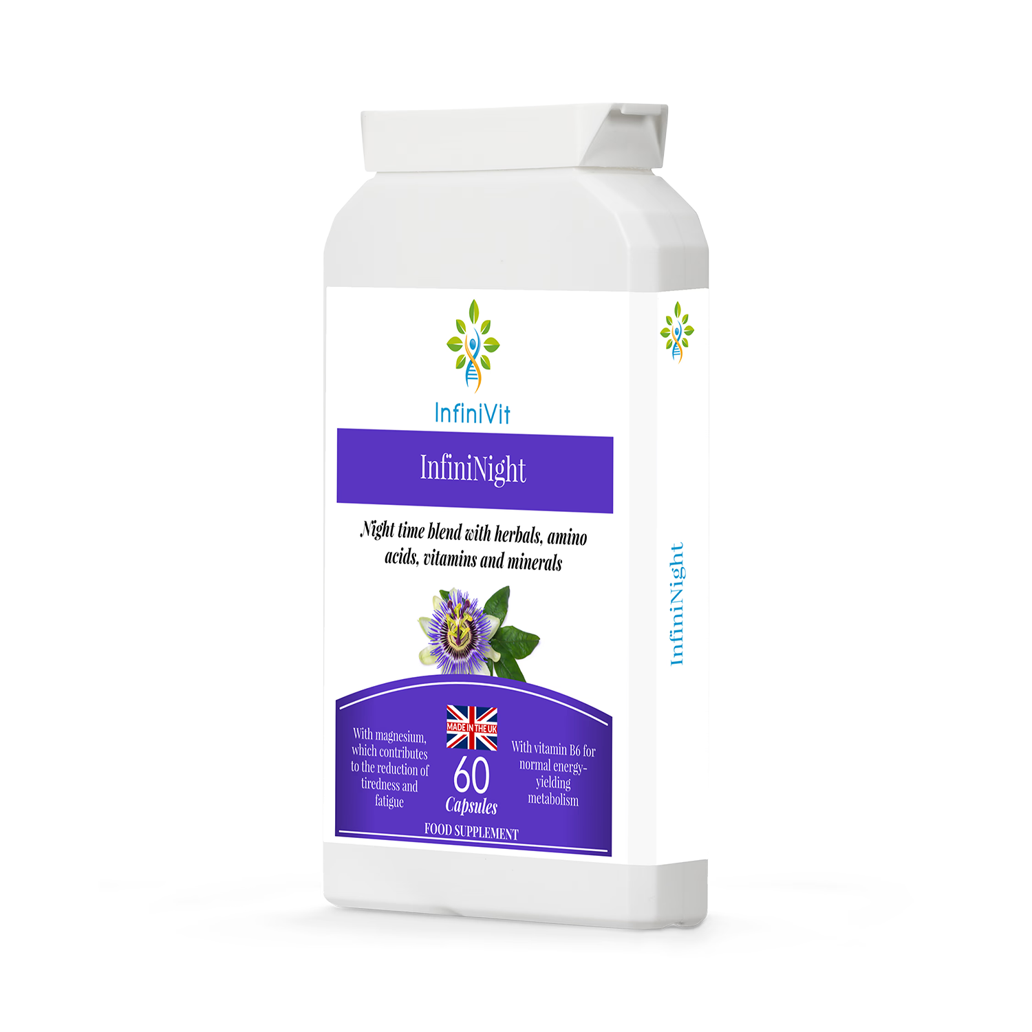 InfiniVit InfiniNight night-time supplement 60 capsules - British product