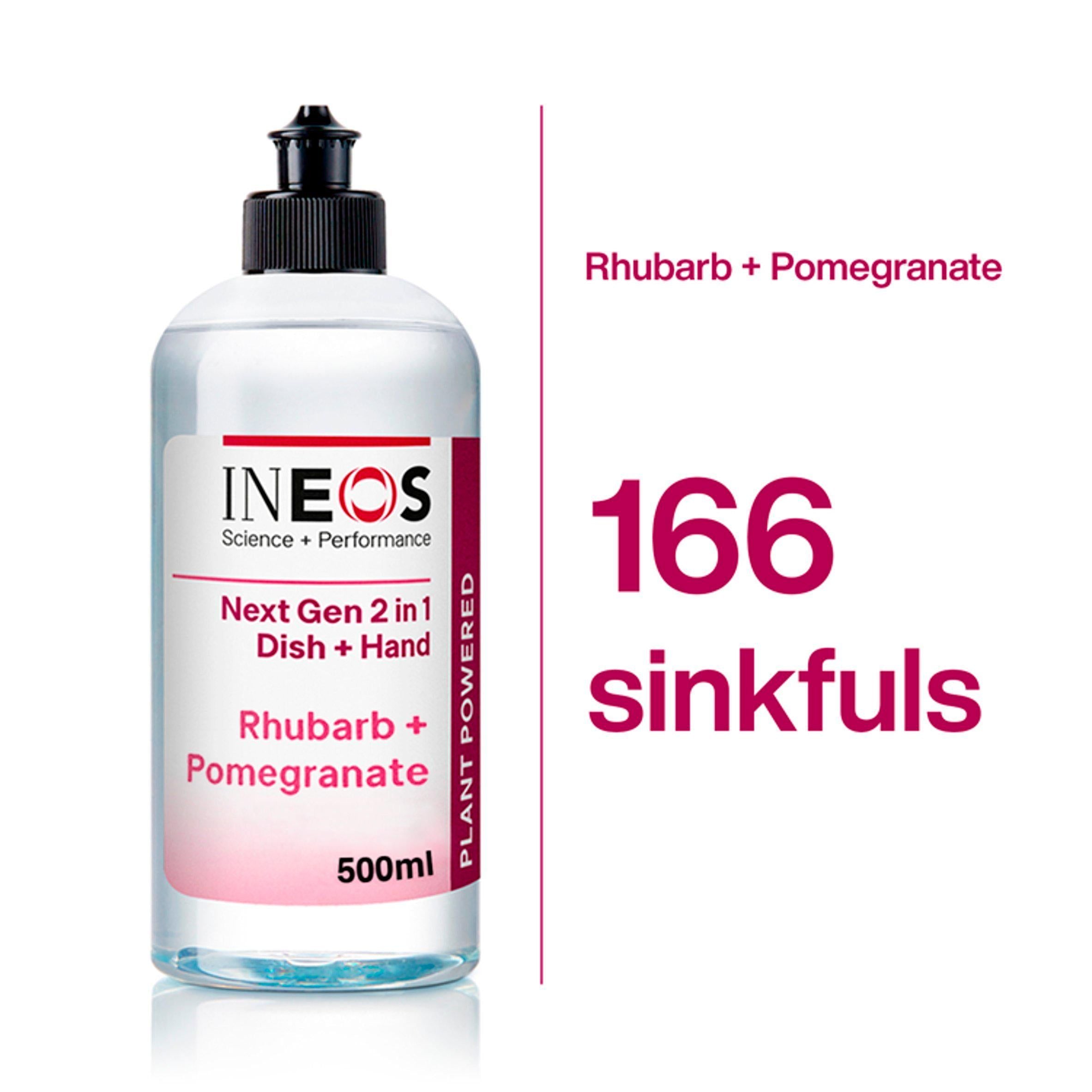 Ineos Next Gen 2 In 1 Dish + Hand Rhubarb + Pomegranate 500ml GOODS Sainsburys   