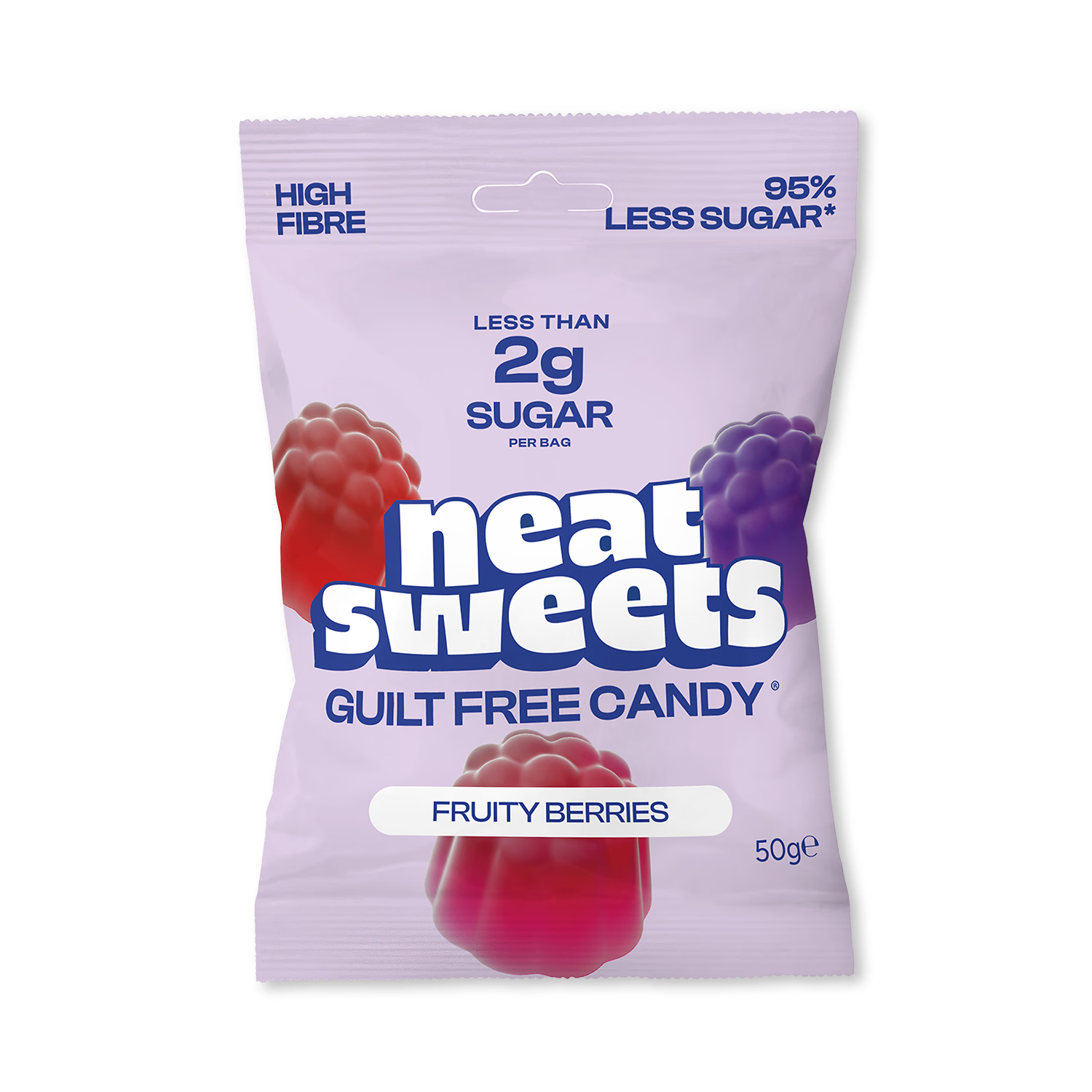 Neat Sweets gummy bears fruity berry 50g, UK version