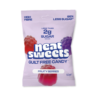 Holland & Barrett Neat Sweets Gummy Bears Fruity Berry 50g- Buy online at McGrocer