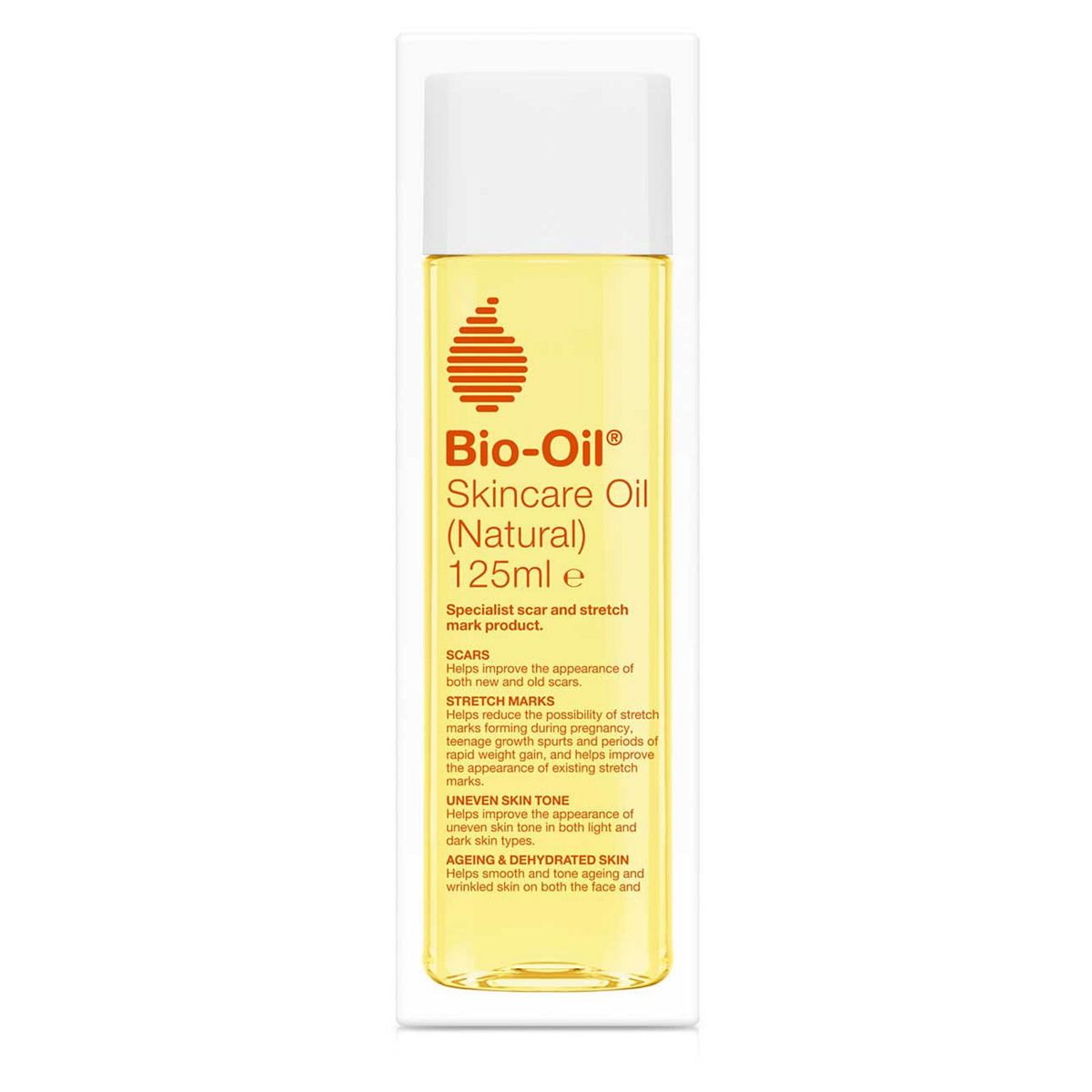 Bio-Oil Natural Oil 125ml Skincare Oil For Scars, Stretch Marks And Uneven Skin Tone GOODS Boots   