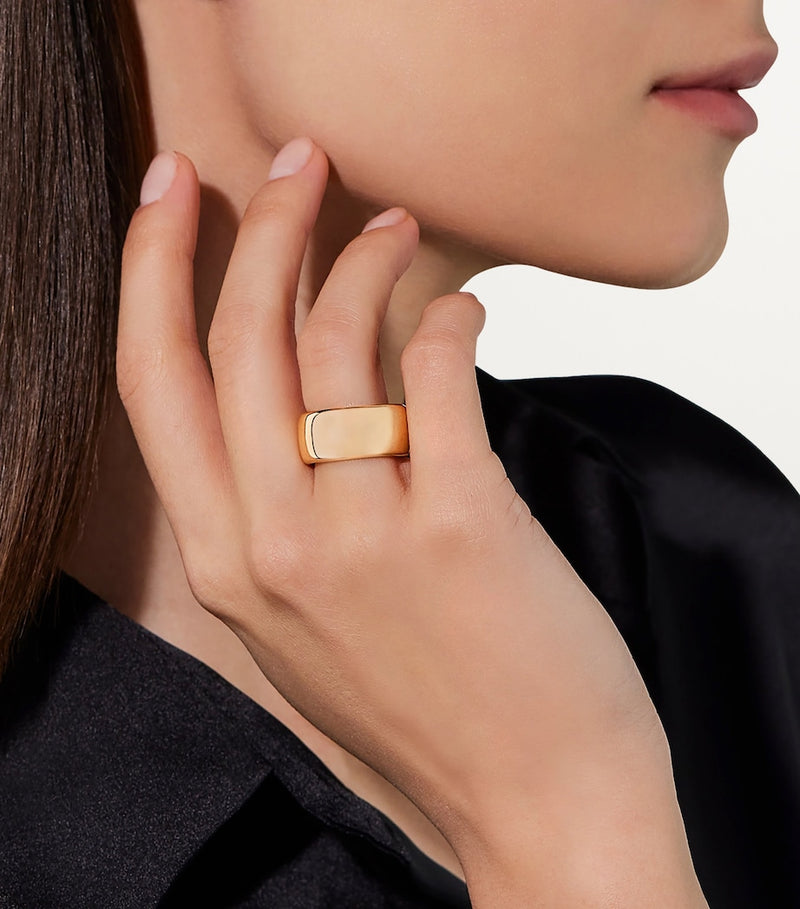 Pomellato Medium Rose Gold Iconica ring, imported from the UK